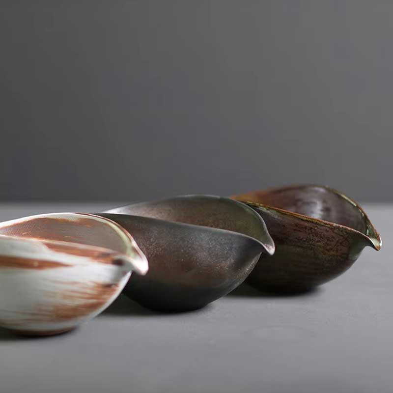 Ceramic Matcha Chawan Bowl with Spout
