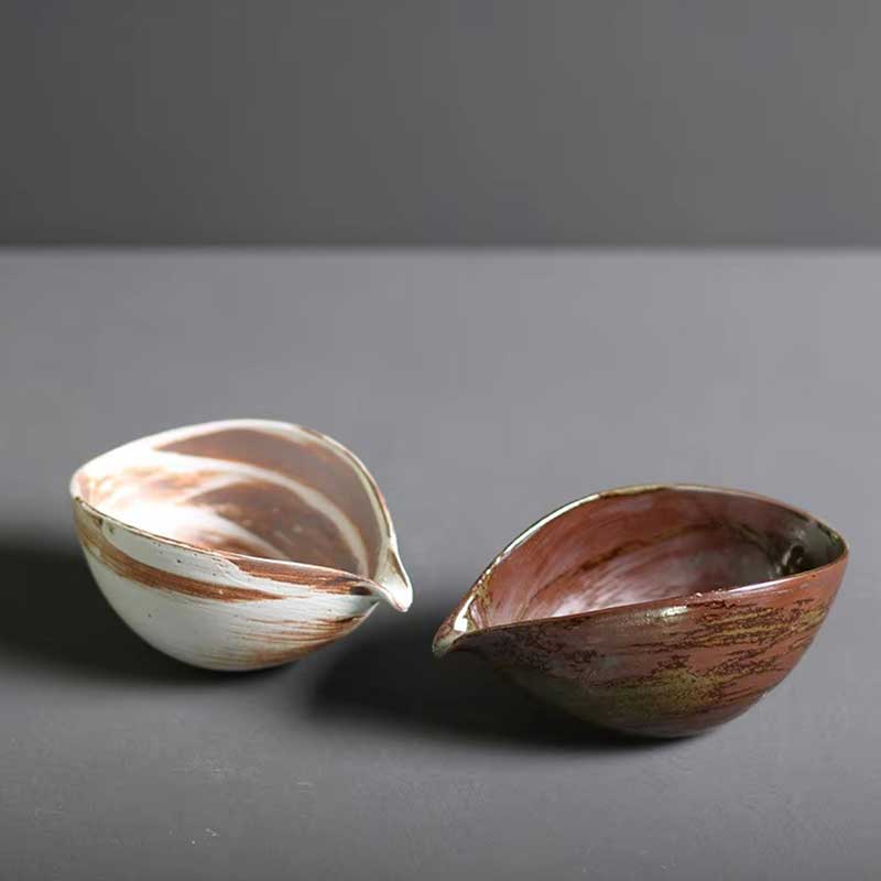Ceramic Matcha Chawan Bowl with Spout