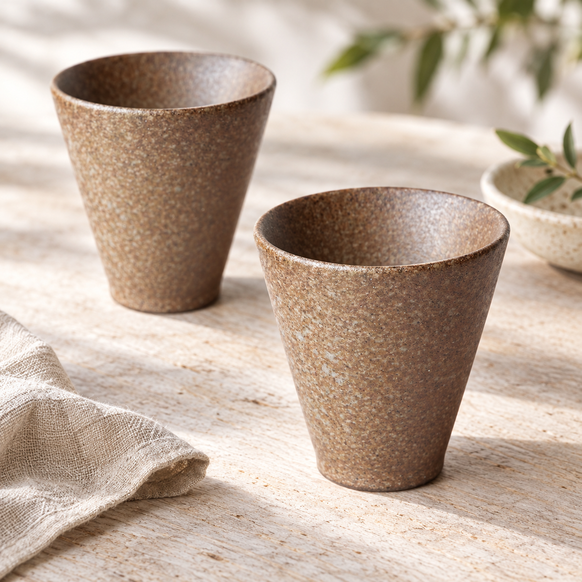 70ml Japanese Retro Tea & Coffee Cups Set of 2