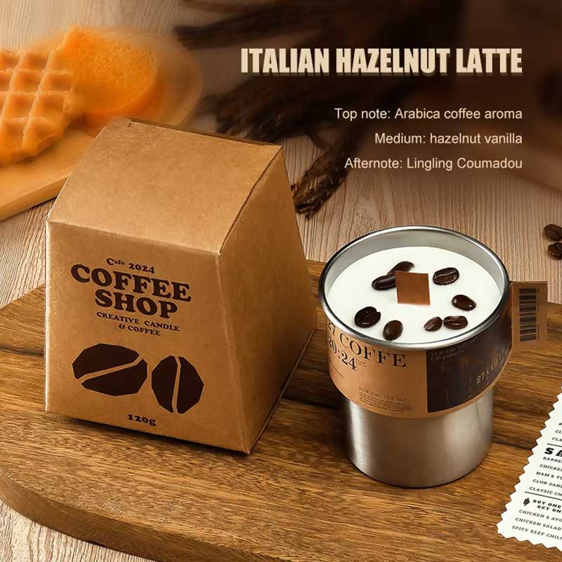 Espresso Scented Candle Gift Box – Coffee Lover Edition