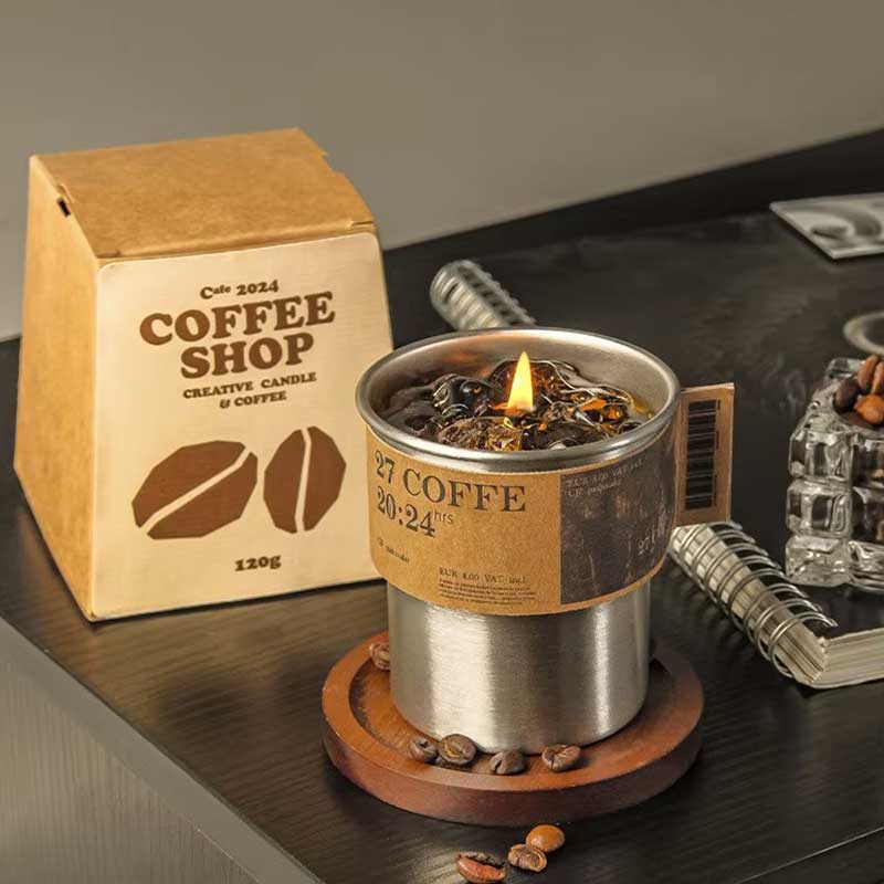 Espresso Scented Candle Gift Box – Coffee Lover Edition