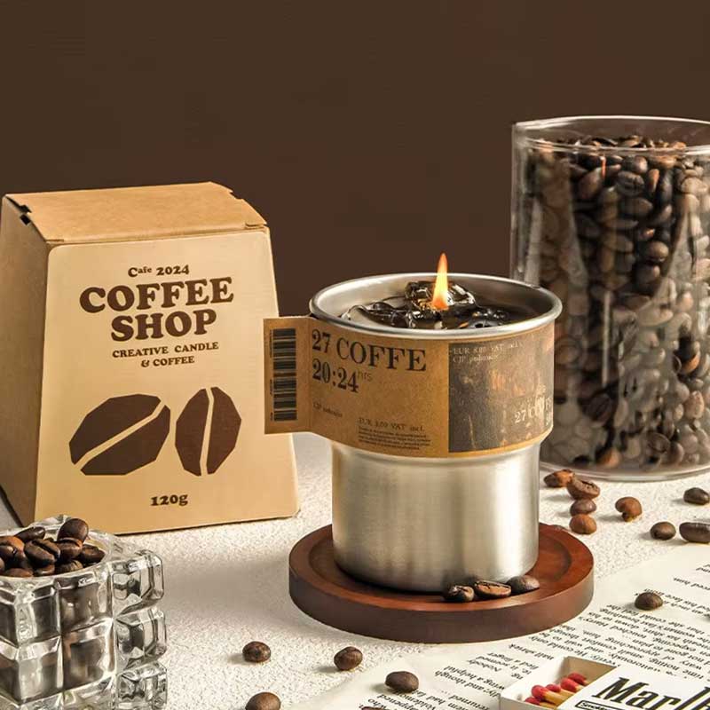 Espresso Scented Candle Gift Box – Coffee Lover Edition