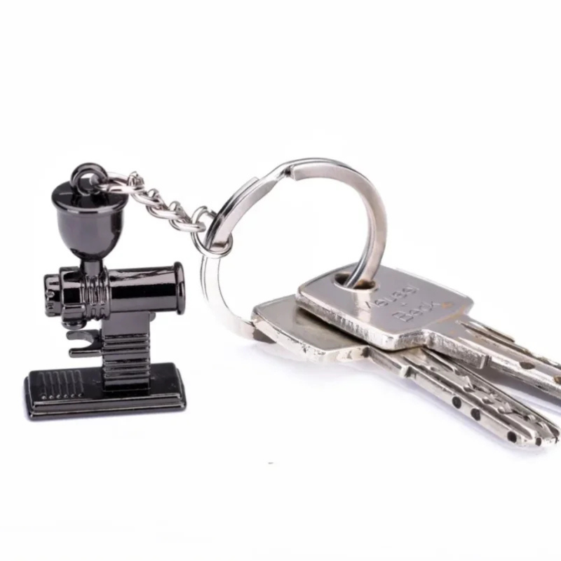 Coffee Grinder Keyring – Miniature Barista Accessory for Coffee Enthusiasts