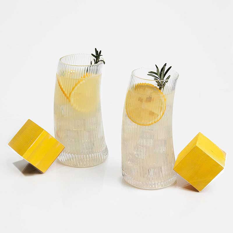 Creative Crescent Moon Shaped Glass Cup – Unique Drinking Glass for Cocktails and Juice