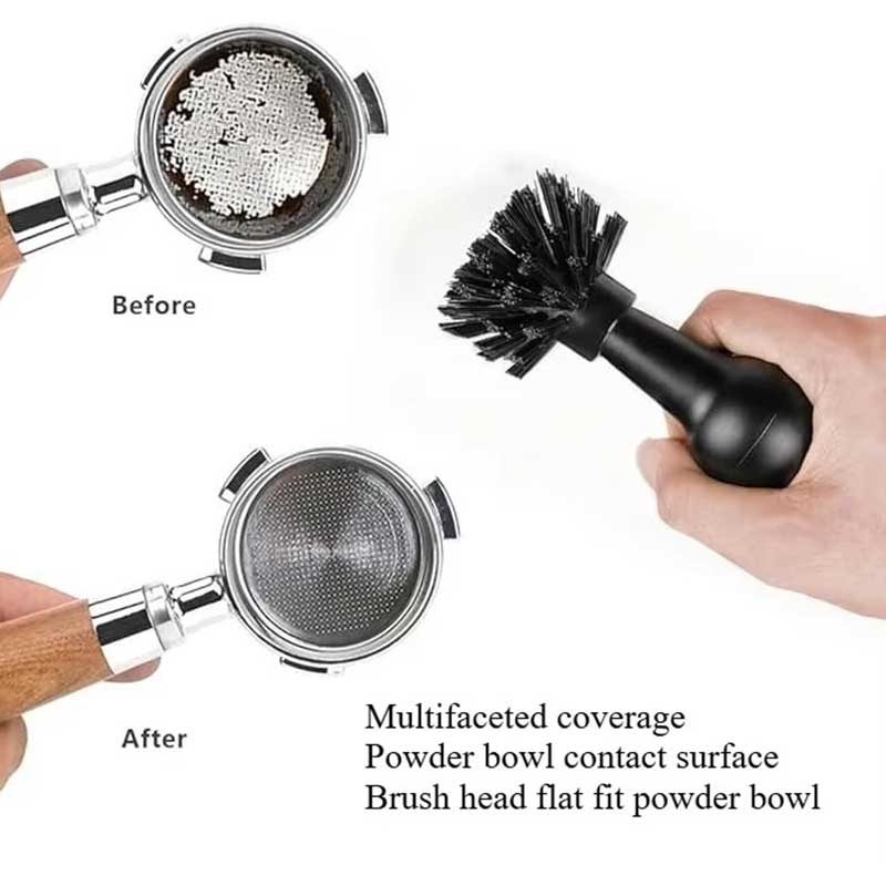 Black Espresso Cleaning Brush