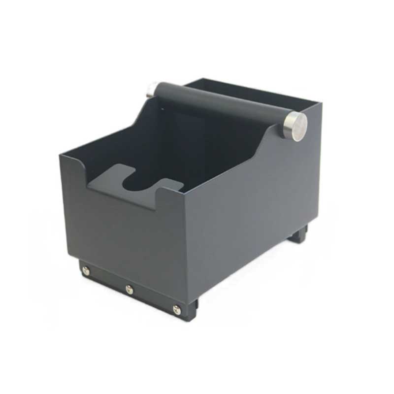 Stainless Steel Espresso Knock Box with Tamping Station