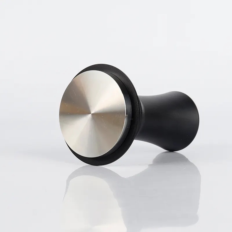 Espresso Coffee High-end Tamper – 51mm Stainless Steel Base with Leveling Distributor