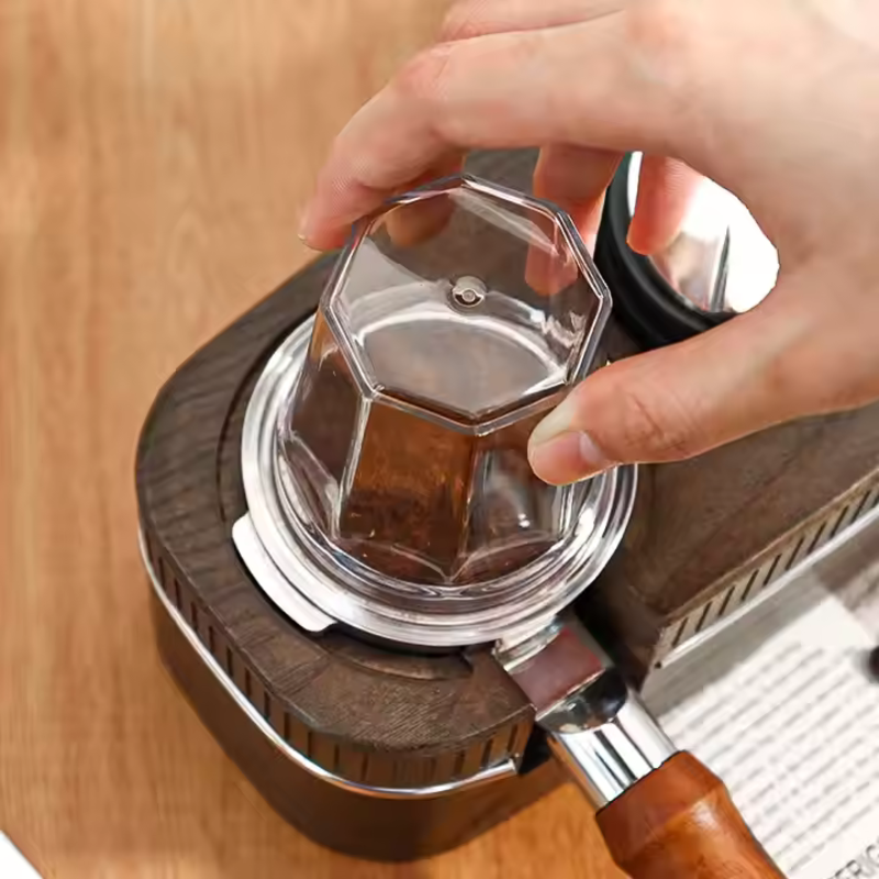 Espresso Dosing Cup – 51mm/58mm Coffee Powder Cup Made of Durable Plastic
