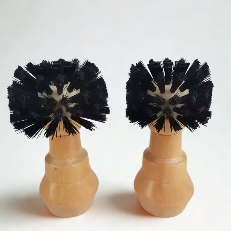 Espresso Powder Bowl Brush – Solid Wood Handle Cleaning Tool for 54mm & 58mm Portafilters