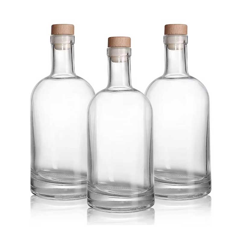Glass Bottle with Cork Closure 500ml / 700ml Coffee&Co.