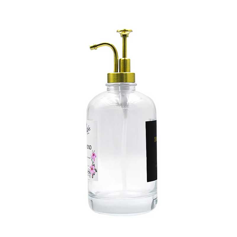 Glass Coffee Syrup Bottle with Pump Dispenser Coffee&Co.