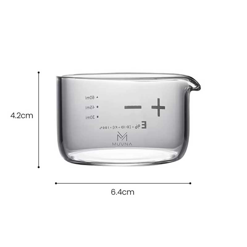 Muvna Glass Espresso Shot Cup