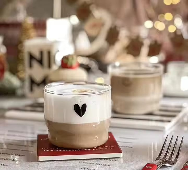 Stackable Glass Cups Set of 2