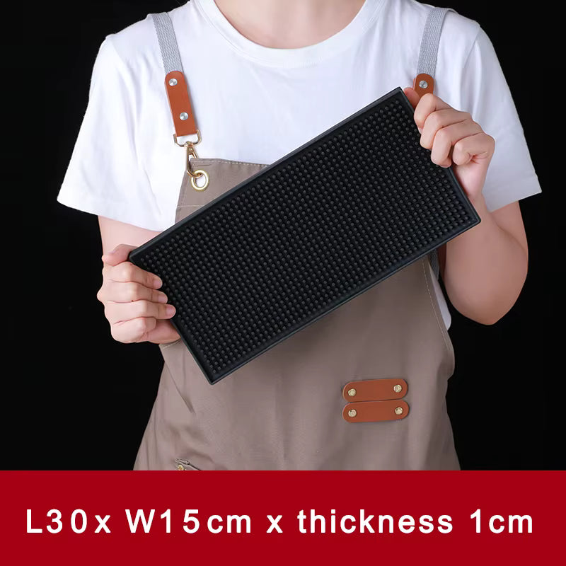 Silicone Bar Mat – Anti-Slip Coffee Bar Spill Mat (2 Sizes)
