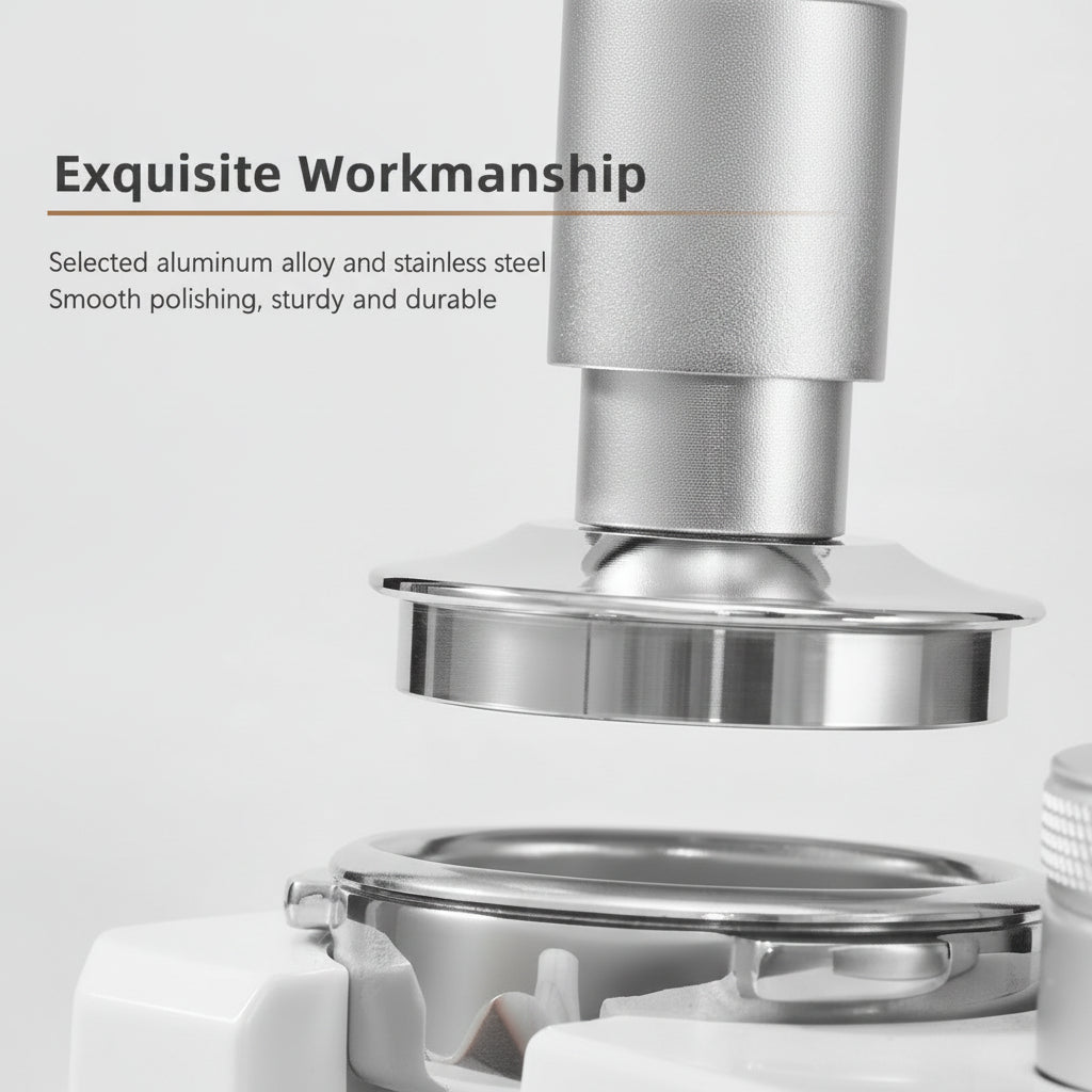Stainless Steel Spring Loaded Espresso Tamper 51mm & 58mm