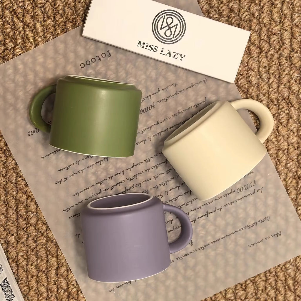 Nordic Ceramic Espresso Cups – Set of 5 Cups (80ml)