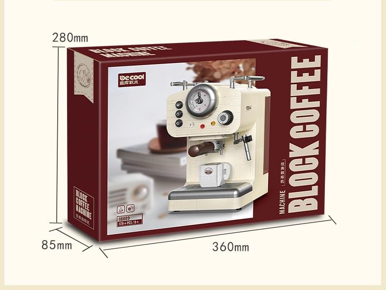 678+ Piece Coffee Machine Building Block Kit