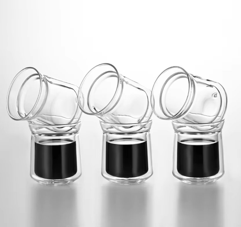 300ml Borosilicate Glass Cup for Latte & Cappuccino