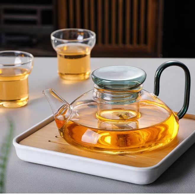 600ml Borosilicate Glass Coffee & Tea Maker with Filter