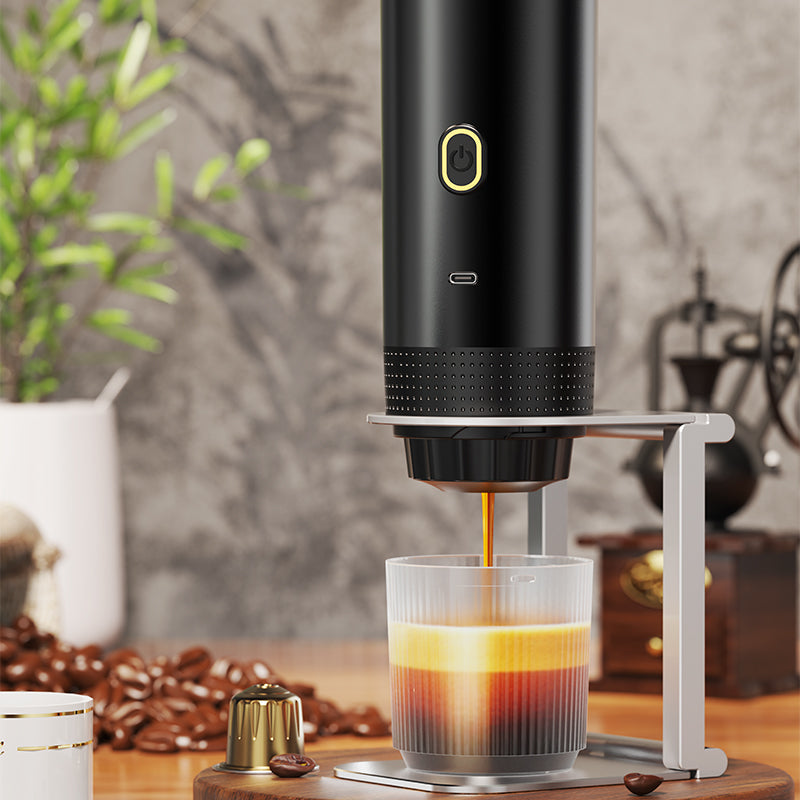 Portable Espresso Machine 20 Bar – Self-Heating 3-in-1 Coffee Maker