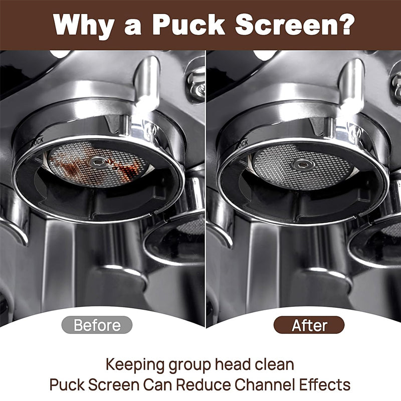 Ultra-thin Espresso Puck Screen – SS304 Stainless Steel - 51mm & 58mm