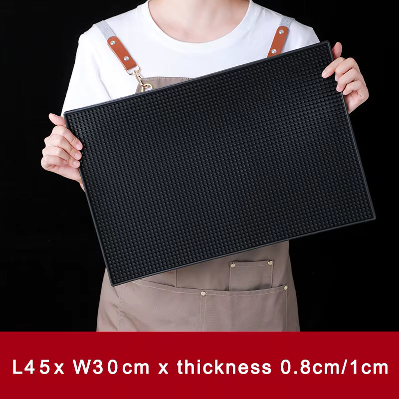 Silicone Bar Mat – Anti-Slip Coffee Bar Spill Mat (2 Sizes)