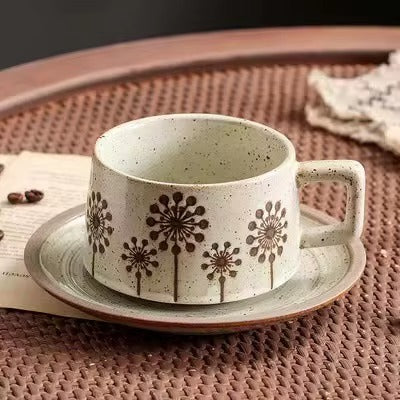Ceramic Cappuccino Cup & Saucer Set of 3 | 230ml