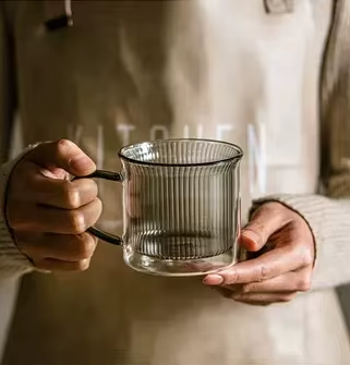 Double Wall Borosilicate Glass Mugs – Set of 2