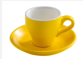 Italian Espresso Cup Set – Assorted Colors - Set of 4