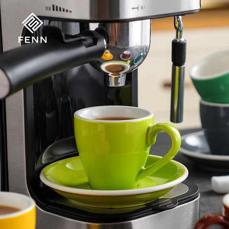 Italian Espresso Cup Set – Assorted Colors - Set of 4