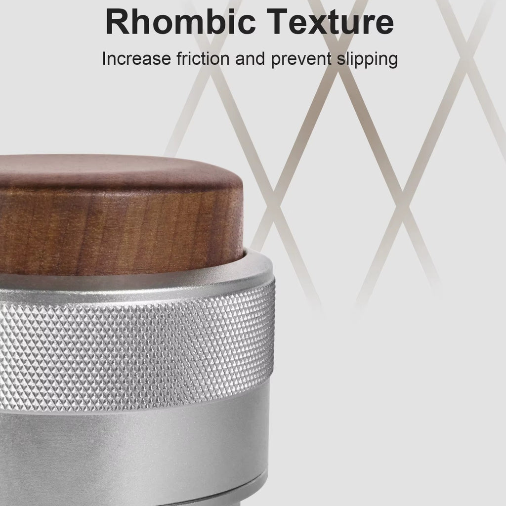 Walnut Spring Loaded Espresso Tamper 58mm