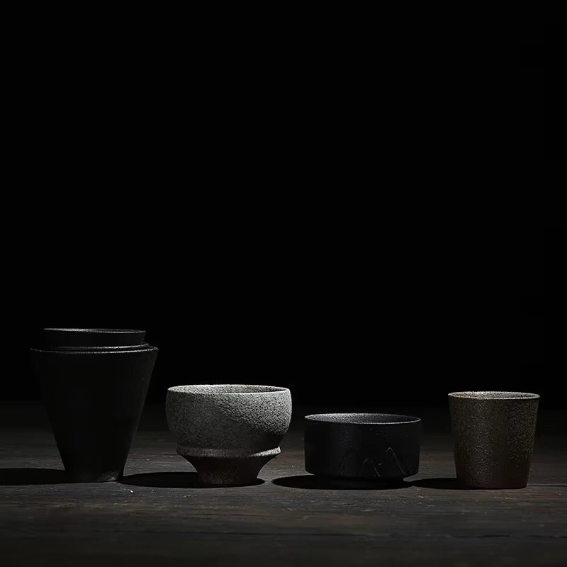 70ml Japanese Retro Tea & Coffee Cups Set of 2