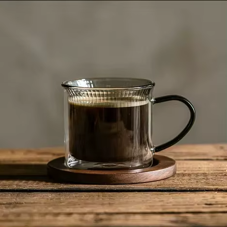 Double Wall Borosilicate Glass Mugs – Set of 2