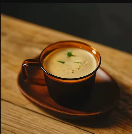 Crysal Series 220ml Colorful Glass Cups with Handle – Set of 2