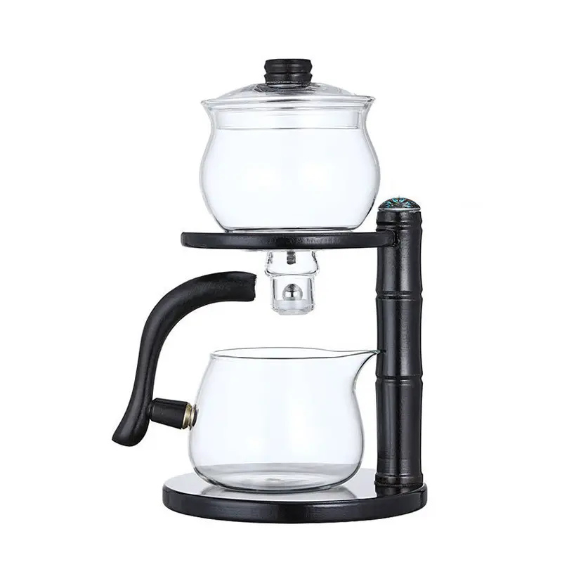 Handmade Borosilicate Glass Teapot Set - Heat Resistant Transparent Teaware with Creative Design