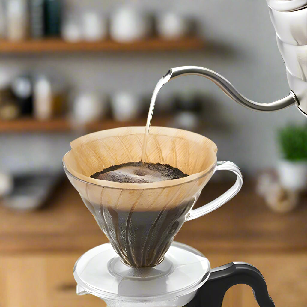 Hario V60 Clear Plastic Coffee Dripper – Reusable Pour Over Filter Cone 