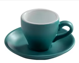 Italian Espresso Cup Set – Assorted Colors - Set of 4