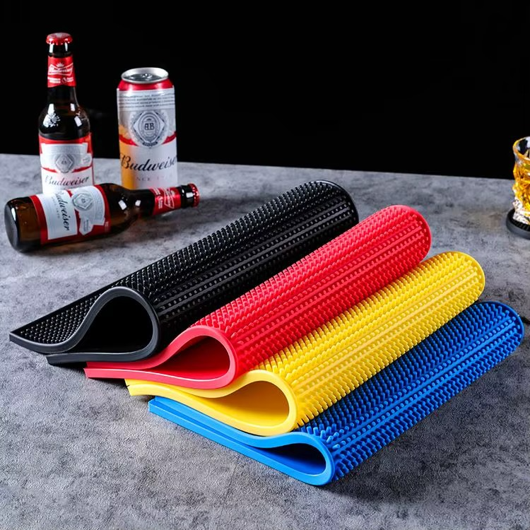 Silicone Bar Mat – Anti-Slip Coffee Bar Spill Mat (2 Sizes)