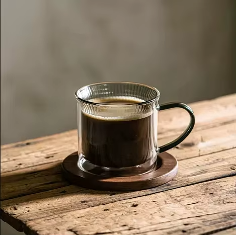 Double Wall Borosilicate Glass Mugs – Set of 2