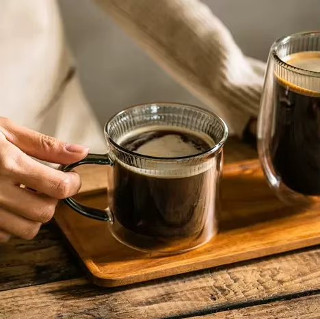 Double Wall Borosilicate Glass Mugs – Set of 2