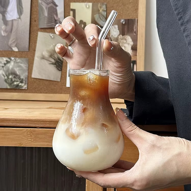 400ml Bubble Glass Coffee Mugs - Set of 2