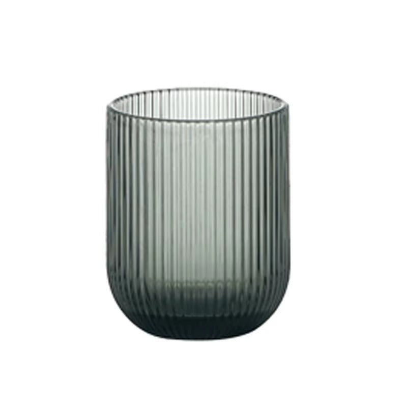 250ml Ribbed Glass Cups - Set of 4 Coffee&Co.