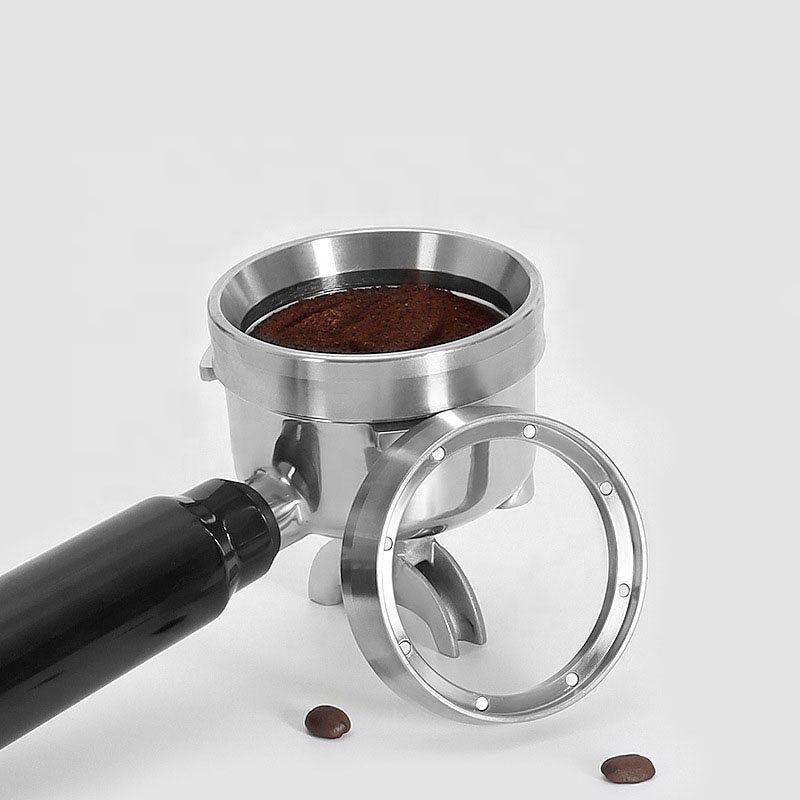 Magnetic Stainless Steel Espresso Dosing Funnel – 51mm, 53mm & 58mm