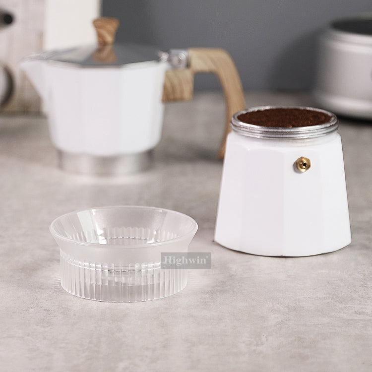 Moka Pot Coffee Dosing Funnel – 3 Cup & 6 Cup
