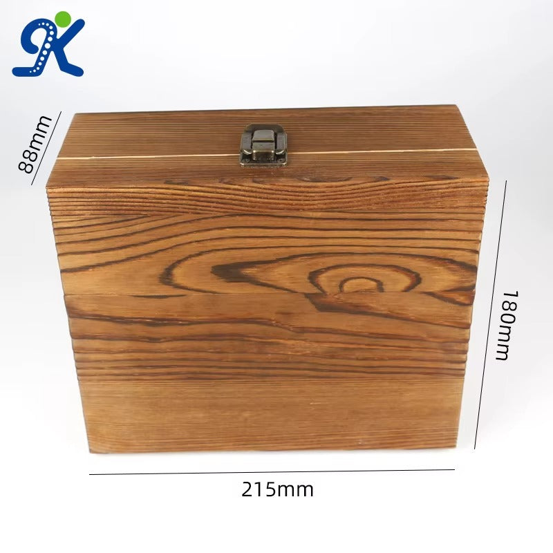 Whiskey Gift Set with Glasses & Stones | Wooden Box