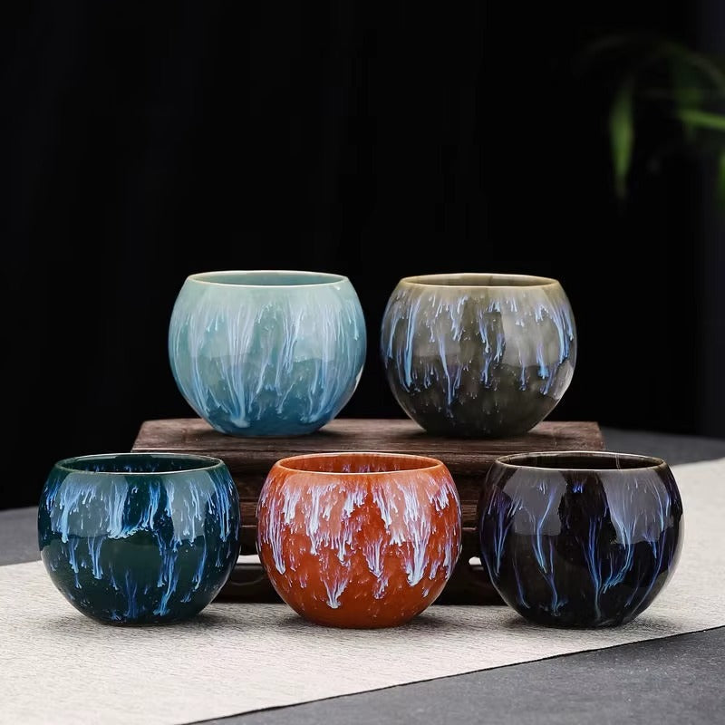 Ceramic Tea Cup Set (5 pcs) with Gift Box | 150ml