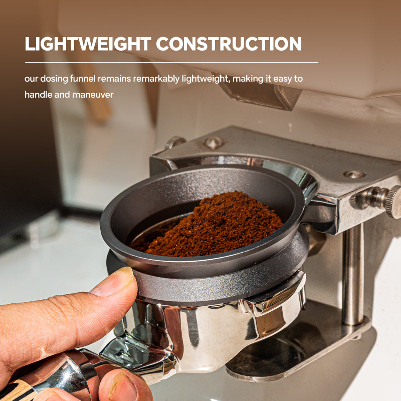 Magnetic Aluminum Alloy Espresso Dosing Funnel – 51mm & 58mm