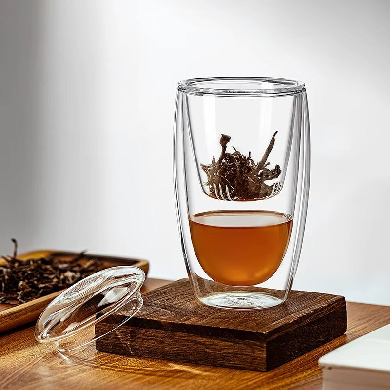 350ml Double Wall Glass Teapot with Infuser Coffee&Co.