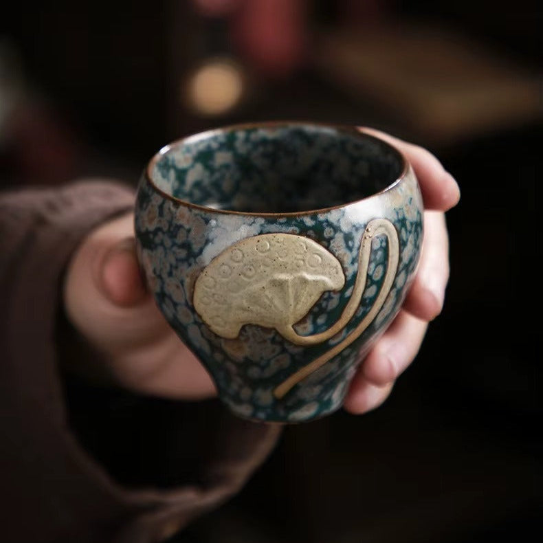 Kiln-Fired Ceramic Cups – Set of 5 Cups (130ml)