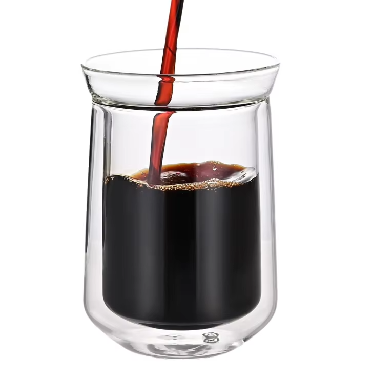 300ml Borosilicate Glass Cup for Latte & Cappuccino